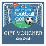 Football Golf - One Child Digital Gift Voucher