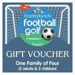 Football Golf -  Family of 4 Digital Gift Voucher