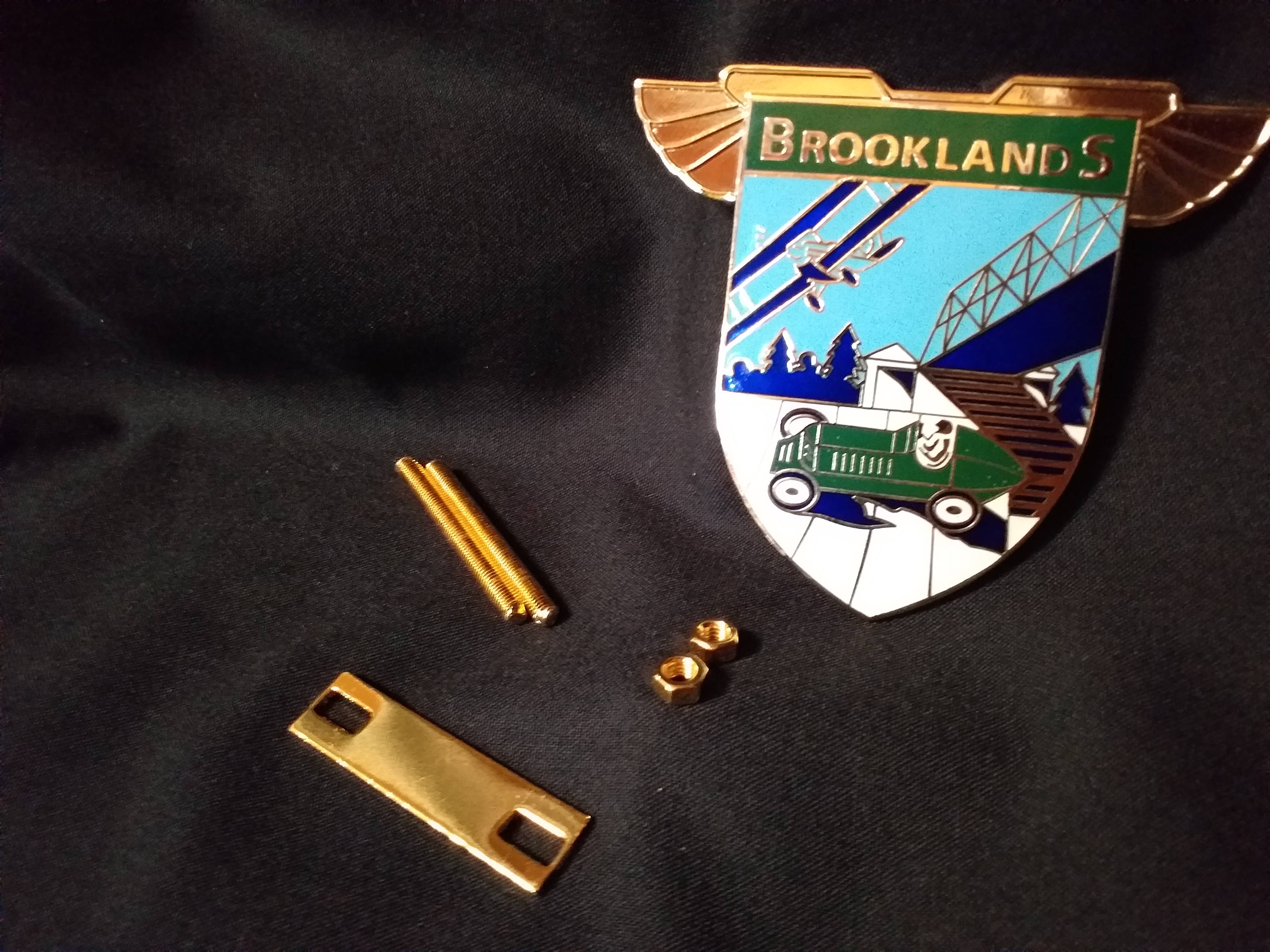 Brooklands Car Grille Badge