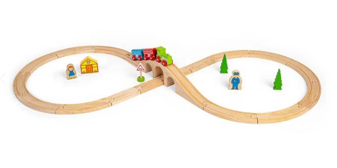 Bigjigs: Figure of Eight Train Set