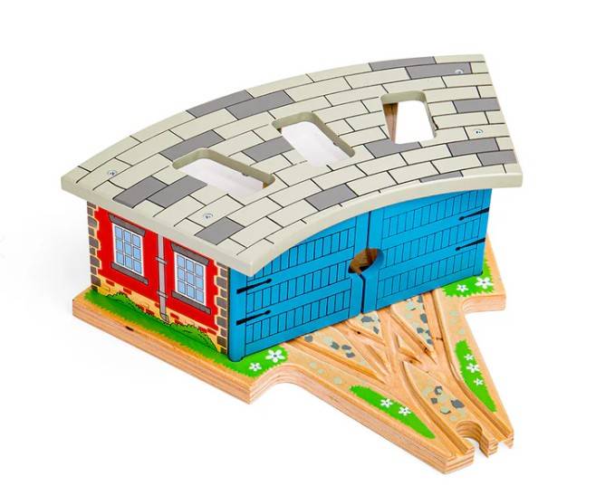 Bigjigs: Triple Engine Shed