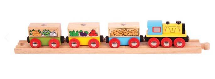 Bigjigs: Fruit and Veg Train